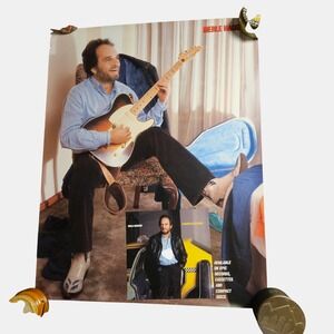 Merle Haggard A Friend in California Vintage 1986 Promo Poster 25x32 Epic